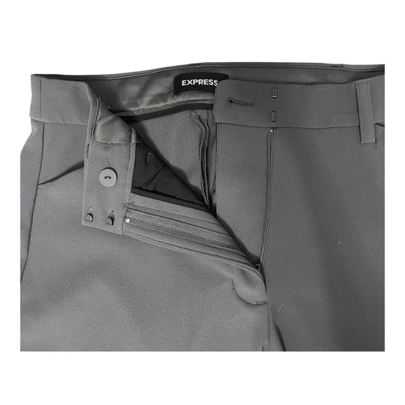 Express Women’s Pants Charcoal Gray Curvy Skinny Soft Twill High Rise Sz 4R - Picture 5 of 5
